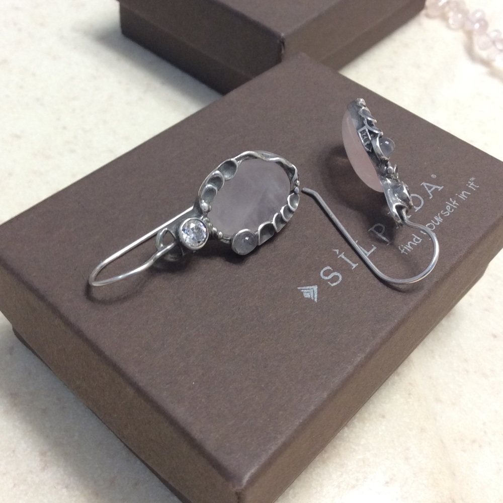 Silpada Quartz Earrings